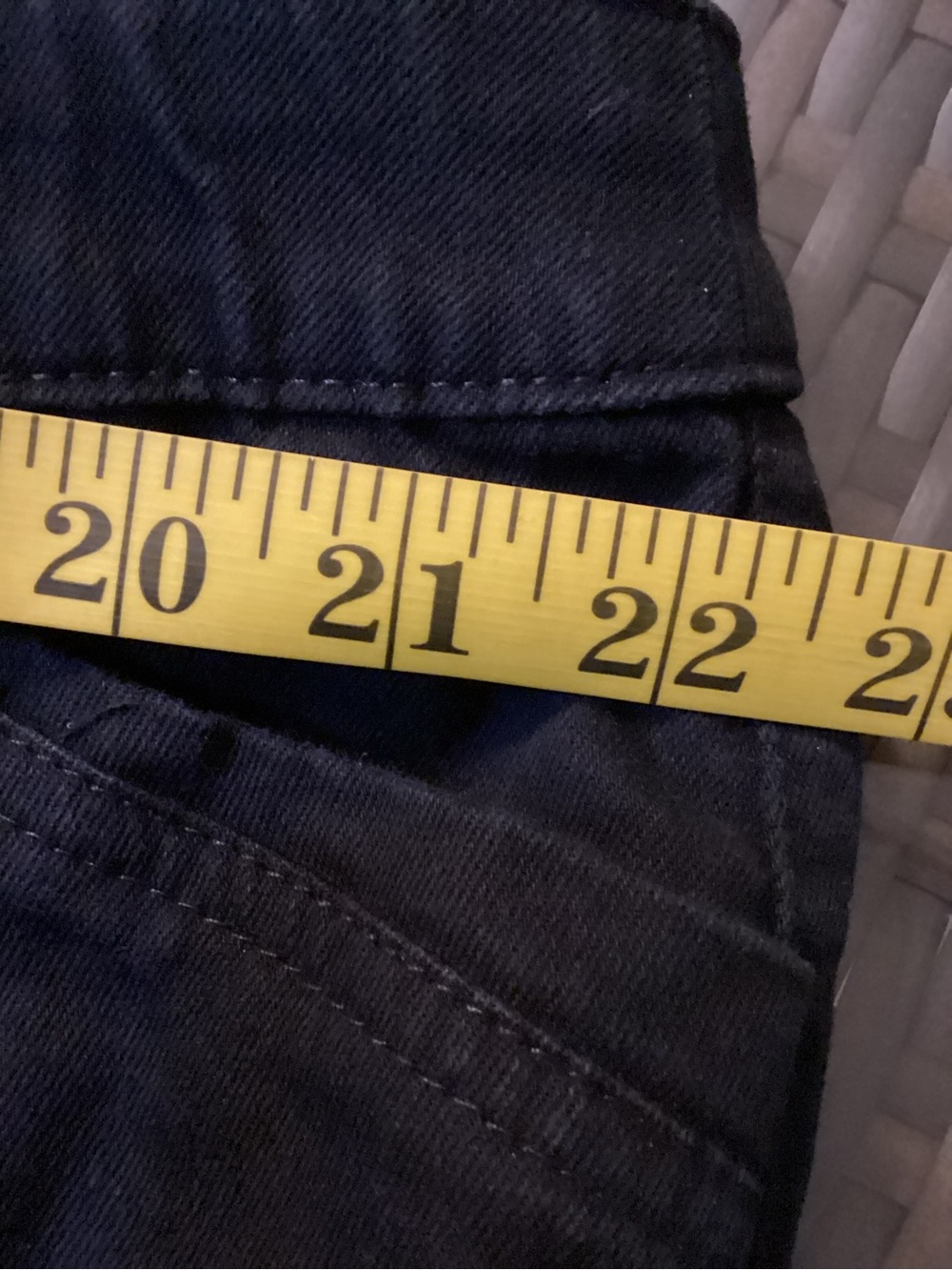 CJ Banks Black Plus Size 24W Straight-Leg Signature Slimming Jeans Stretch - Picture 7 of 10